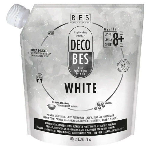 BES Decobes White 8+ Lightening Powder 500 g - 17.6 oz
