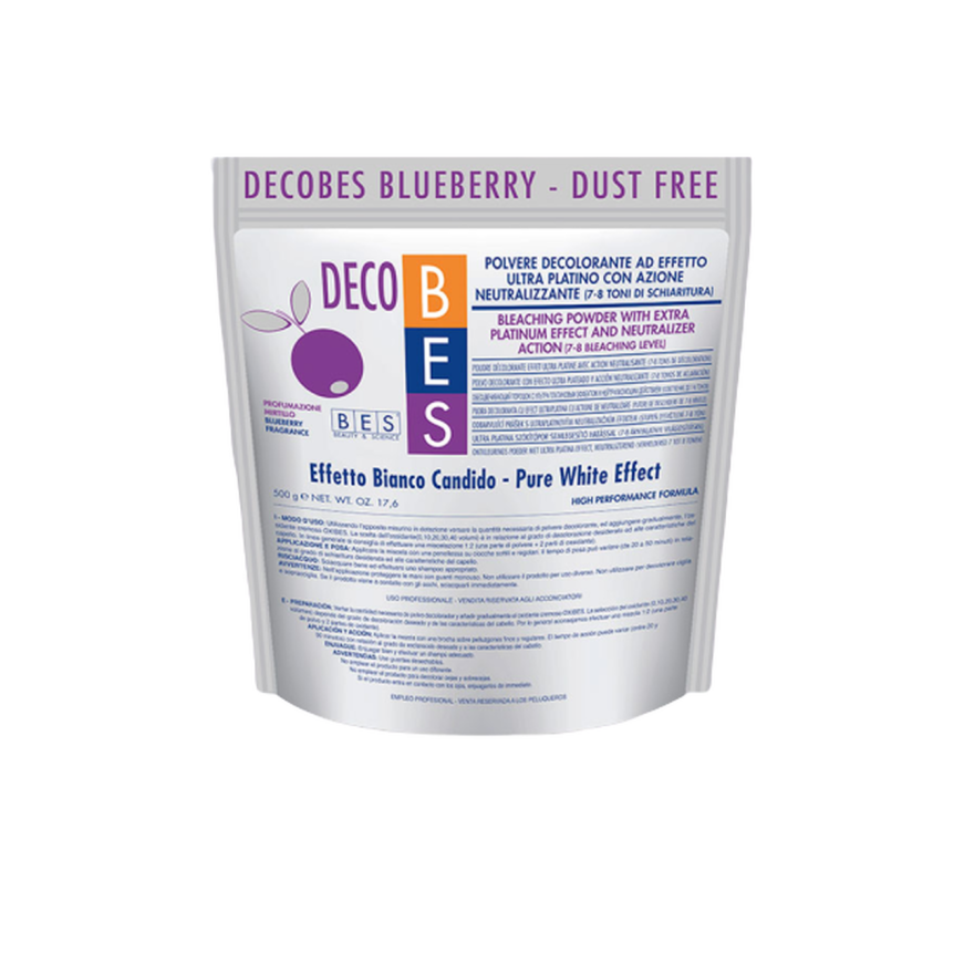 BES Decobes Blueberry Pure White Powder 17.6 OZ