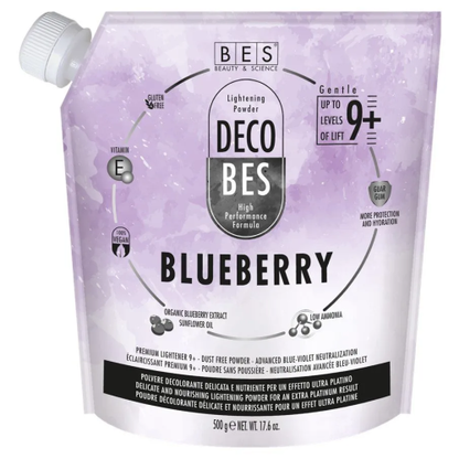 BES Decobes Blueberry  9+ Lightening Powder 500 g - 17.6 oz
