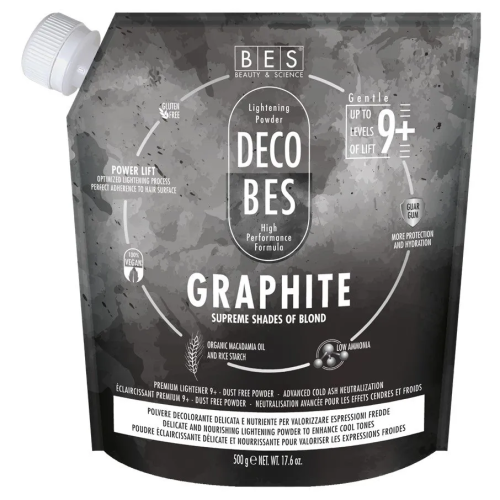 BES Decobes Graphite + 9 Lightening Powder 500 g - 17.6 oz