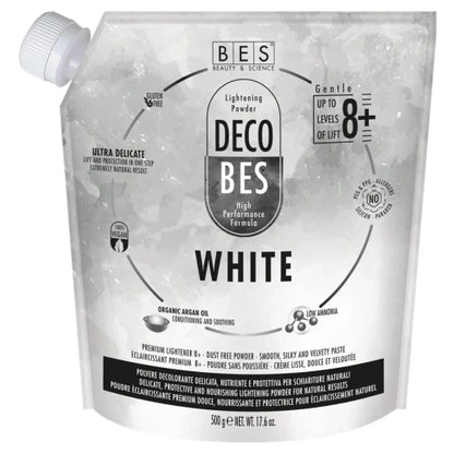 BES Decobes White + 8 Lightening Powder 500 g - 17.6 oz